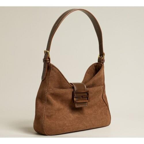 Gold Catalpa Women's Suede Bags