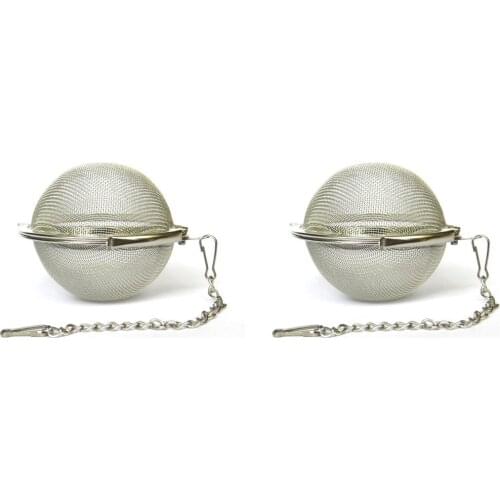 2Pcs Basket for Parts Cleaning Ultrasonic Cleaner Parts Holding Ball 50mm with Chain