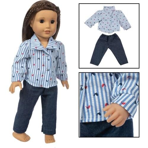 Cowboy Skirt Suit Clothes fits for American girl 18" american girl doll alexander doll best gift