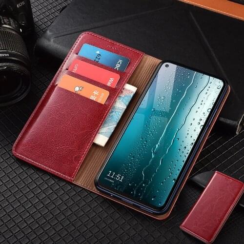 Magnet Natural Genuine Leather Skin Flip Wallet Book Phone Case Cover On For Pocophone Poco X3 NFC Pro PocoX3 X3Pro X 3 128 GB
