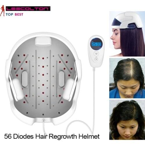 Lescolton Against Hair Loss Apparatus Laser Treatment Anti Loss Massage Capillary Helmet Promote Hair Regrowth Cap For Adult