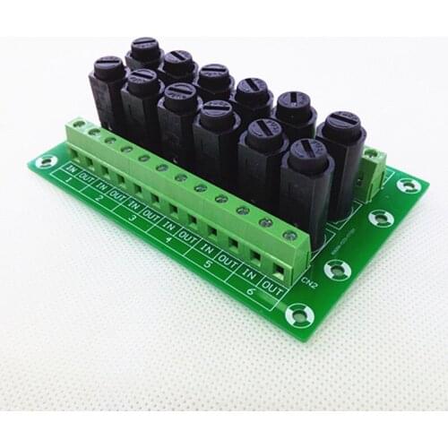 Fuse Module,12 Channel Fuse Power Distribution Module Board