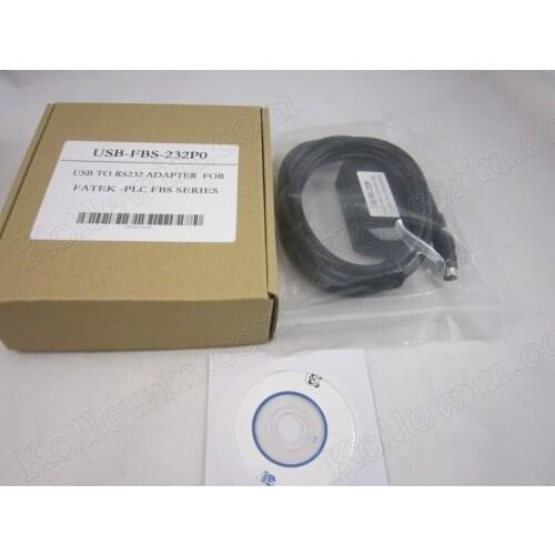 OEM USB-FBS-232P0 PLC Cable, USBFBS232P0, USB Interface Adapter to RS232 for FATEK FBS PLC, Support Win7/Win8,USB-FBS232P0