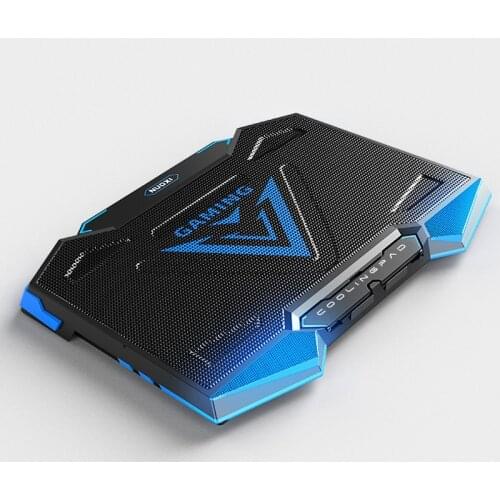 NUOXI Gaming Laptop Cooler Five Big Fans Laptop Cooling Pad Adjustable laptop stand Dual USB Backlit Notebook Cooler 12‘’-18