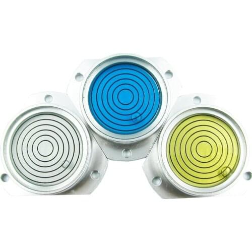QASE Triangular Metal Bubble Level Bubble Spirit Level Measuring Instrument Four Colors Size 48*35*13mm