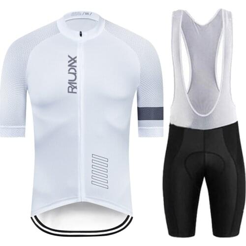 Raphaful 2021 Cycling Suits Road Bike Wear Clothing Mens Summer Cycling Sets Mtb Bicycle Jersey Clothes Maillot Ciclismo Uniform