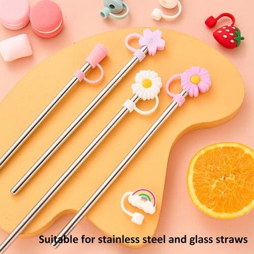 Straw Plug Small Volume Various Lovely Health Clean And Hygienic Cartoons Non-slip Dust-proof Silica Gel Practical Convenient