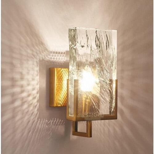 Modern light wall lights wood aisle living room bedroom bedroom lamp cabecero de cama