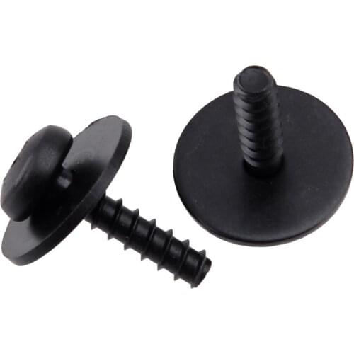 10pcs Under Engine Shield Air Dam Deflector Torx Screws Black Metal W702413-S450B fit for Ford Focus Escape W702413-S307