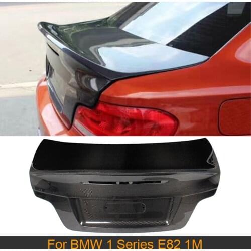Carbon Fiber Rear Trunk Cover for BMW 1 Series E82 1M 2008 - 2013 Car Rear Trunk Boot Cover