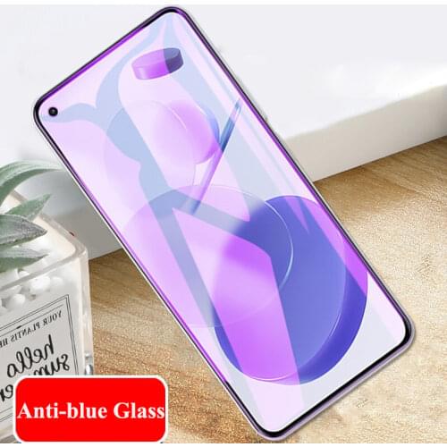 For XiaoMi Mi 11 Lite 5G Anti Blue Tempered Glass Screen Protector For XiaoMi XiaMi Mi 11i 11 Youth 11X Pro Protective Glass