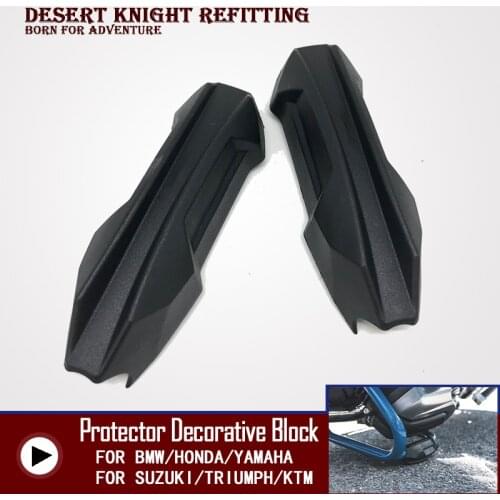 Motorcycle Crash Bar Bumper Engine Guard Protector Decorative Block 22mm to 25mm For BMW R NineT R1250GS Adventure F800GS F850G