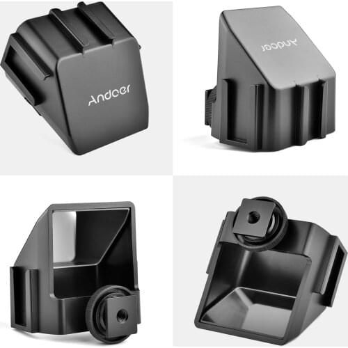 Vlog Camera Flip Up Mirror Screen with 3 Cold Shoe Mounts for Mic LED Light for Sony A6000/A6300/A6500/A72/A73 for Nikon Z6/Z7