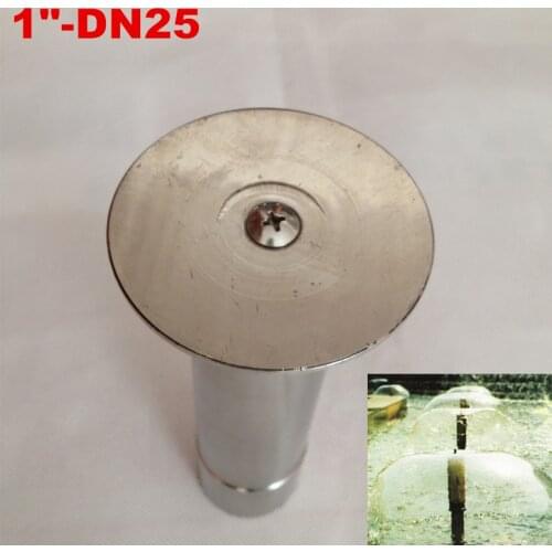 1" DN25 Interior Thread Mushroom Stainless Steel Fountain Nozzle Spray Head