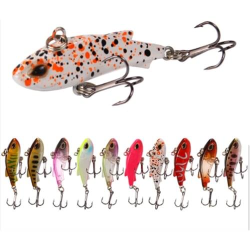 1PCS Micro Winter Ice Fishing Lures 45mm Lifelike Artificial Minnow JerkBaits Wobblers Vibration Hard Bait Carp Fishing Tackle