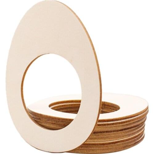10pcs Handmade Wooden Napkin Handmade Napkin Holder Buckles for Wedding Party