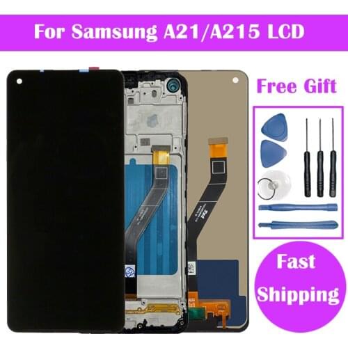 6.5“ For Samsung Galaxy A21 LCD A215 SM-A215U LCD Display + Touch Screen Digitizer Glass Assembly For samsung A21 Display