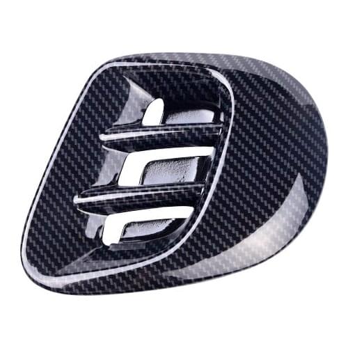 For Smart Fortwo 2015-18 Rear Air Outlet Decorative Frame ABS Sticker 3D Air Outlet Protection Cover Car Styling Accessories