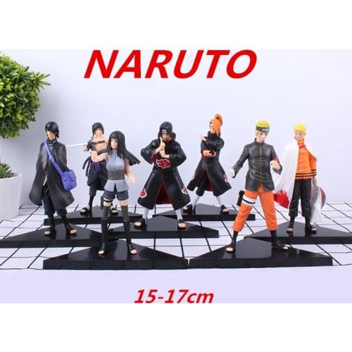 NARUTO Uzumaki Naruto Hinata Action Figure Uchiha Itachi Uchiha Sasuke Model Doll Gaara Deidara Toys Figure Namikaze Minato