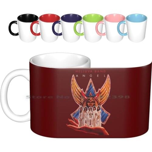 Angel-Helluva Band Ceramic Mugs Coffee Cups Milk Tea Mug Angel Helluva Band Hard Heavy Metal 1970s 70s Washington Usa Tower