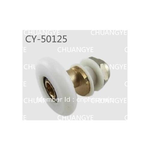 Set of 4 Partiality Shower Door ROLLERS /Runners/Wheels/Pulleys 27mm Diameter bathroom Replacement Parts