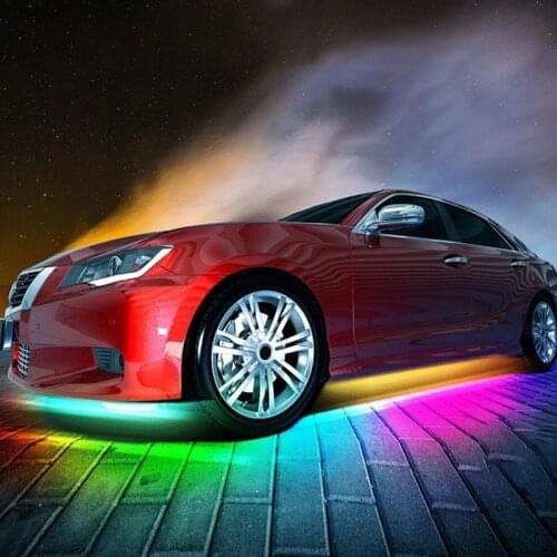 Car Underglow Lights Bluetooth Led Strip Lights with Dream Color Chasing APP Control 12V 292 LEDs Waterproof Underbody Lights