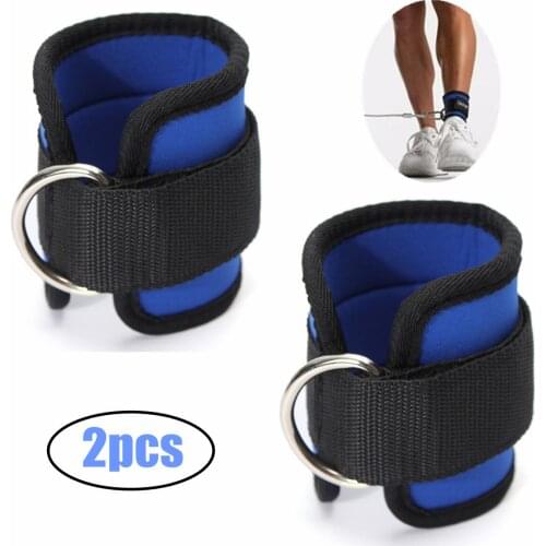 Gym Sports Ankle Strap D-ring Thigh Leg Pulley Fitness Weight Lifting Multi Cable Attachment