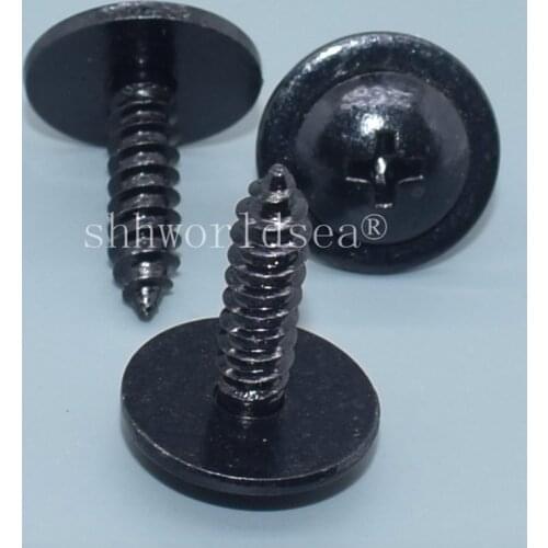 Shhworldsea 100PCS Round head self-drilling screw For AUDI For VW car metal retainer clip auto metal fastener screw