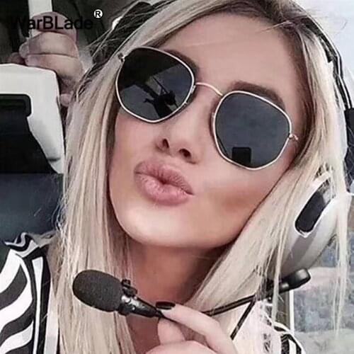 WarBLade Vintage Round Sunglasses Men Women Luxury Brand Design Sun Glasses UV400 Classic Metal Female Eyewear Oculos De Sol