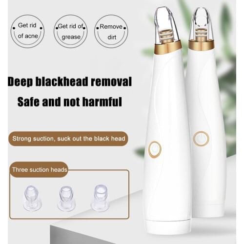 Pore Cleaner Blackhead Remover Vacuum Face Skin Care Suction Black Dots Blackheads Pimples Removal Deep Cleaning Tool