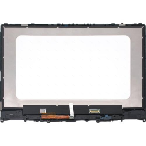 For Lenovo Yoga 530-14IKB 530-14ARR NT140WHM-N43 5D10M42866 LCD Panel Display Screen Touch Glass Digitizer Assembly with Frame