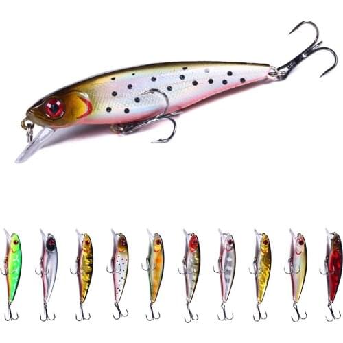 1PCS Fishing Lure Flosting Swim Hard Bait Fish Tackle 8.8cm 9.2g Floating Minnow Fishing Wobbler Japan Pesca Crankbait