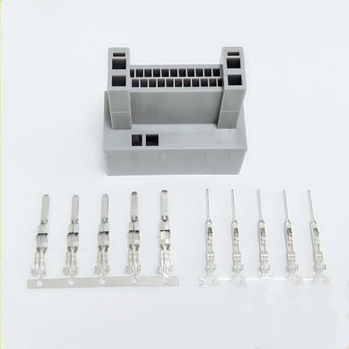 24Pin Female Car Audio Connector with terminals for Honda Fit Accord /Nissan