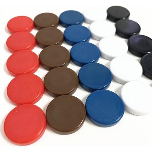 50Pcs/Set 20*5mm Backgammon Game Piece Blank Glossy Chips Coins Pawn Chess Accessories