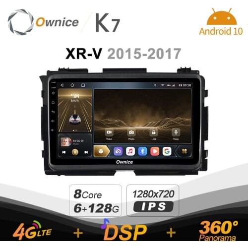 K7 Ownice 2 Din Android 10.0 Car Multimedia radio for Honda XR-V 2015 - 2017 With 8 Core A75*2+A55*6 Support External Microphone