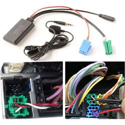 Car Bluetooth 5.0 Aux Cable Microphone Handsfree Mobile Phone Calling Adapter