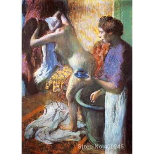 The Cup of Tea (Breakfast after Bathing) by Edgar Degas paintings For sale Home Decor Hand painted High quality