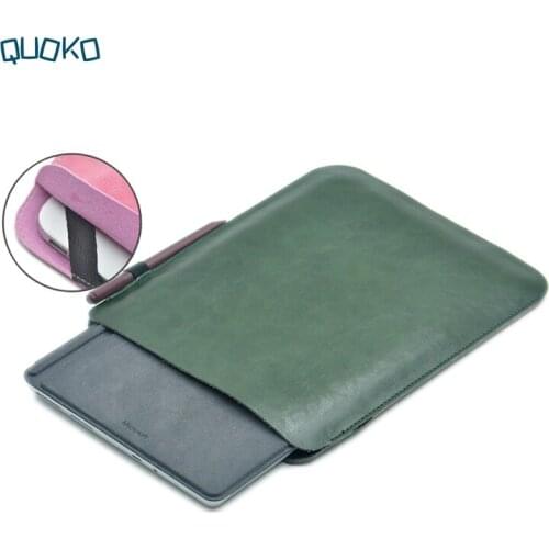 Mouse Pad Pouch NoteBook Case For Surface Go 10" Pro7 12.3" Cover Surface Pro X Laptop Sleeve Leather Bag