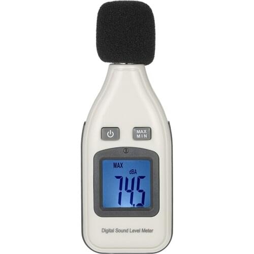 LCD Digital Sound Level Meter Noise Volume Measuring Instrument Decibel Monitoring Tester 30-130dB