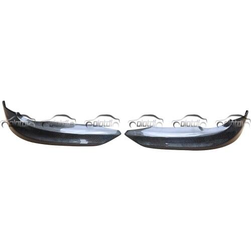 E92 Front Bumper Lower Splitters Lip Real Carbon Fiber For BMW 3 Series E92 2008-2010