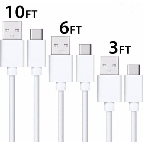 Type C Cable For Samsung Galaxy Micro USB Cable 8pin for iPhone Data Sync Long Charging Wire Phone Charger Cable 1M 2M 3M 0.25M