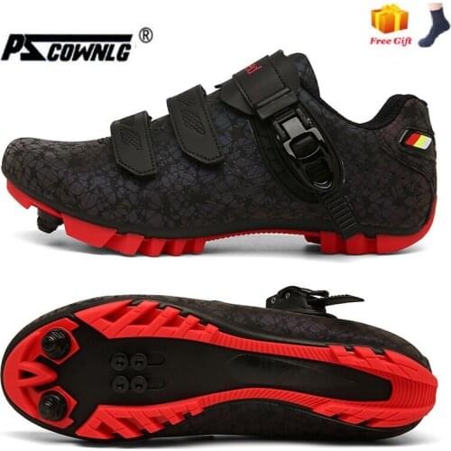 MTB Cycling Shoes Men Outdoor Sports Self-locking Road Bike Sneakers Racing Women Bicycle Shoe Flat Cleat Mountain SPD