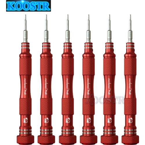 MECHANIC Pro8 Precision Screwdriver Magnetic Bits P2 0.8 Pentalobe 0.6 Y-Type 1.2 1.5 2.5 Phillips T2 Disassemble Repair Tools