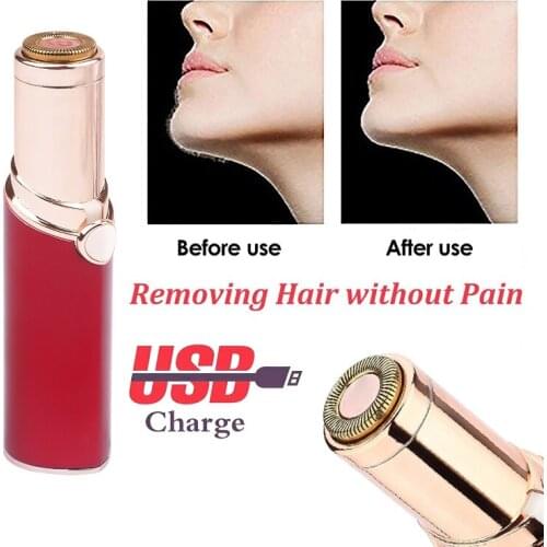 Mini Lady Lipstick Shaver Electric Shaver Body Hair Removal Razor Women Facial Epilator Hair Remover Depilation Machine