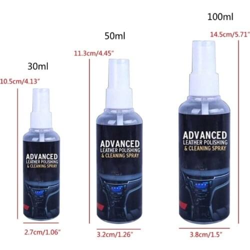 N84F Car Roof Fabrics Flannel Leather Seat Polishing Spray Cleaning Protector Fits for Seat Wallet Belt
