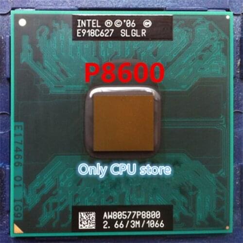 Intel Laptop CPU P8600 3M Cache 2.40GHz 1066MHz FSB Official version notebook processor scrattered pieces supports GM45 PM45