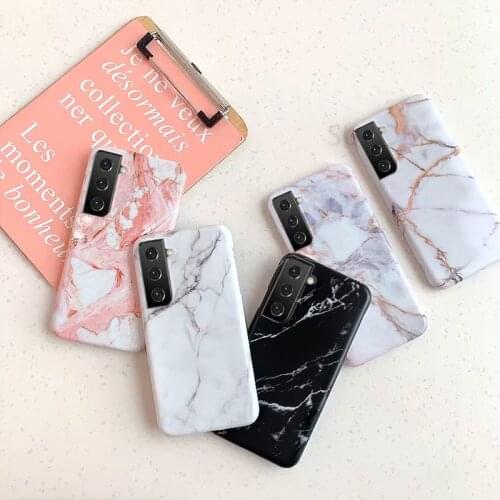 For Samsung Galaxy S21 S20 FE A52 A72 A32 A12 A71 A51 Shockproof Marble Silicone Phone Case Cover For Sansung Note 20 Ultra A21s