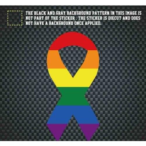 Rainbow Color Sticker Decal Custom Vehicle Stickers