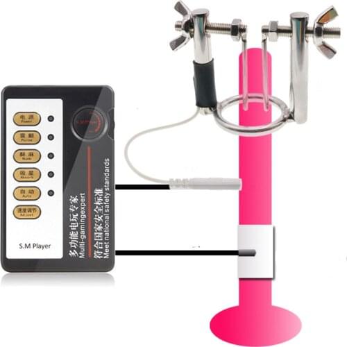 Electro Stim Male Urethral Dilator Penis Expander Anal Beads Plug Cock Ring Massager BDSM Mastubartion Sex Toys for Men