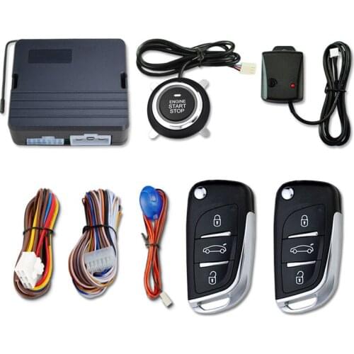Smart Keyless Start Engine Remote Control One Button Start Stop Car Alarm With Autostart System Central Locking Door Immobilizer